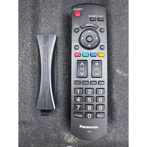 Panasonic TV‎ Remote Control N2QAYB000103 Black Replacement Part - Picture 1 of 9